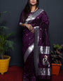 MAGENTA Soft Silk Maharashtrian Paithani Saree